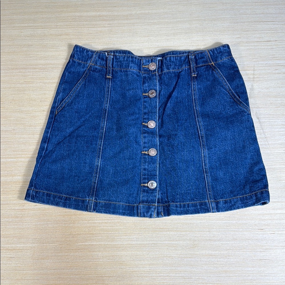 Forever 21 Blue‎ A-Line Mini Skirt